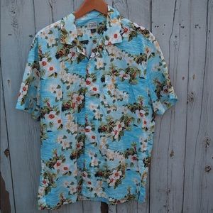 J.Crew camp collar short sleeve Hawaiian shirt